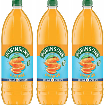Robinsons Double Strength Orange Pack of 3