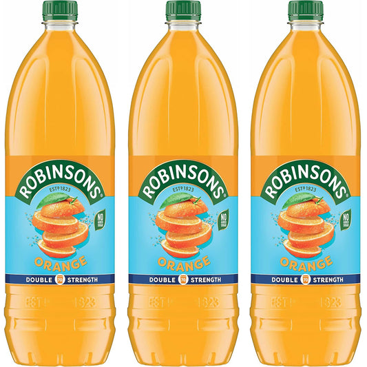 Robinsons Double Strength Orange Pack of 3