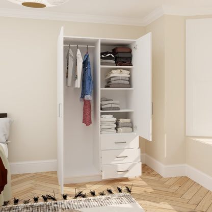Andorra 2 Door 3 Drawer Wardrobe