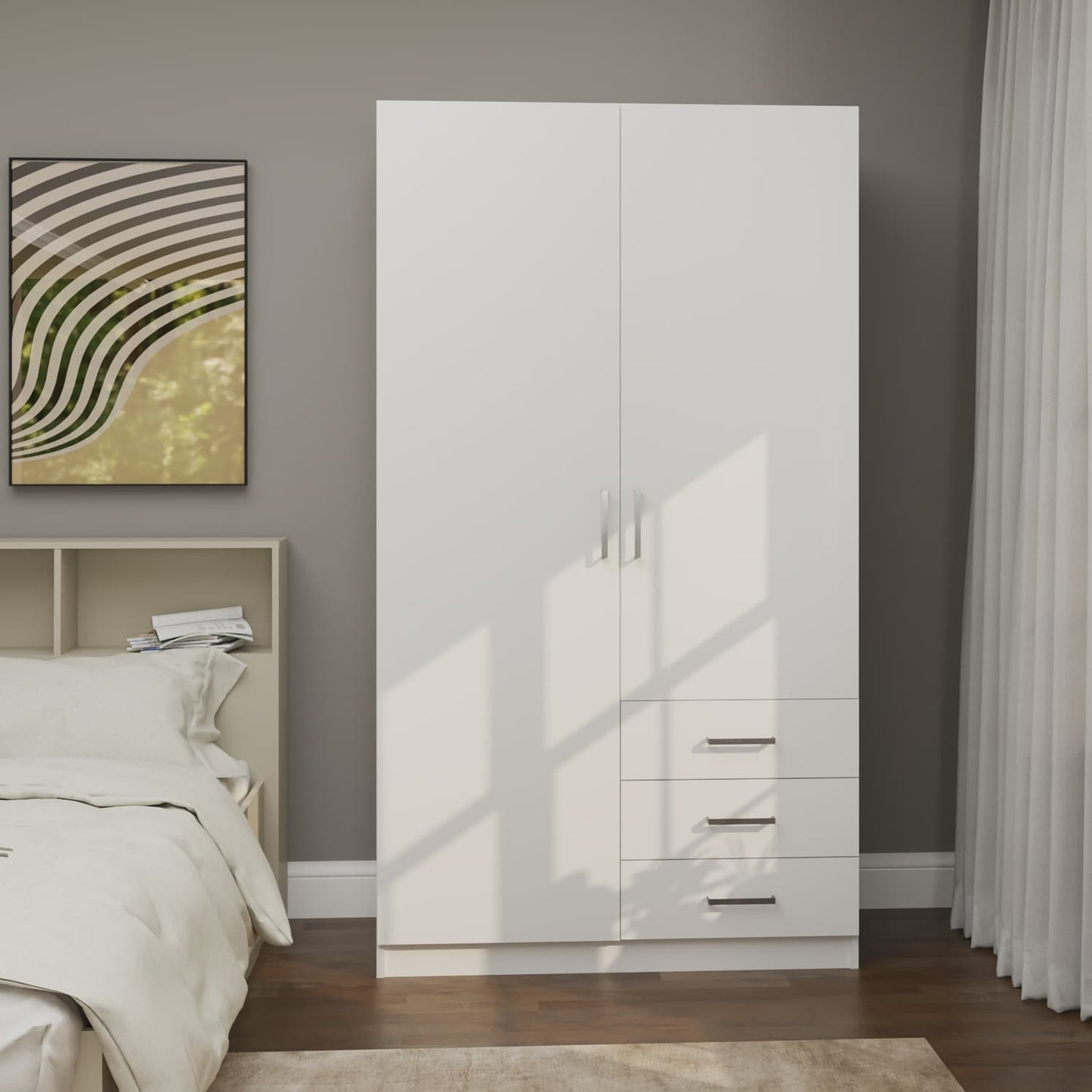 Andorra 2 Door 3 Drawer Wardrobe