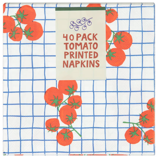 Tomato Printed Napkins 40pk