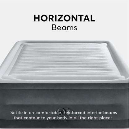 22in Queen Dura-Beam Comfort Plush High-Rise Inflatable Air Mattress