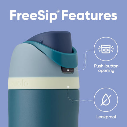 FreeSip Insulated Stainless Steel Water Bottle