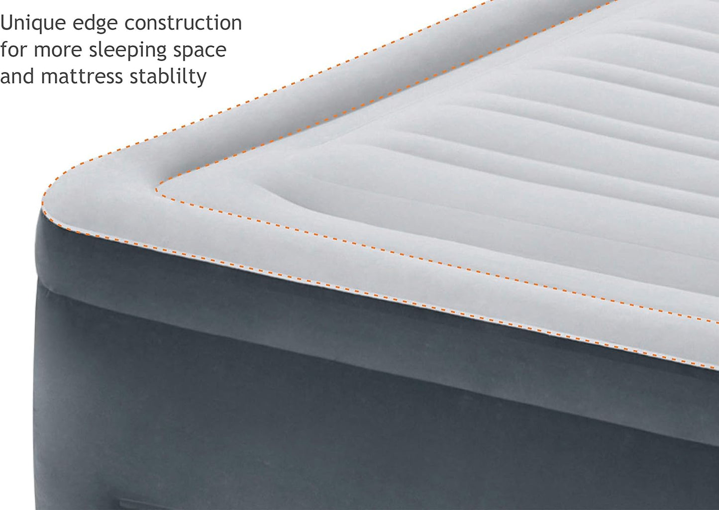 22in Queen Dura-Beam Comfort Plush High-Rise Inflatable Air Mattress
