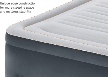 22in Queen Dura-Beam Comfort Plush High-Rise Inflatable Air Mattress