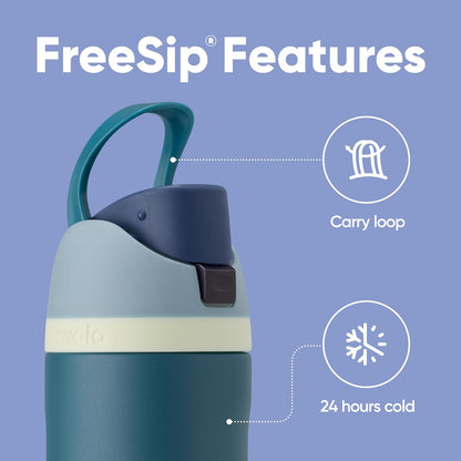 FreeSip Insulated Stainless Steel Water Bottle