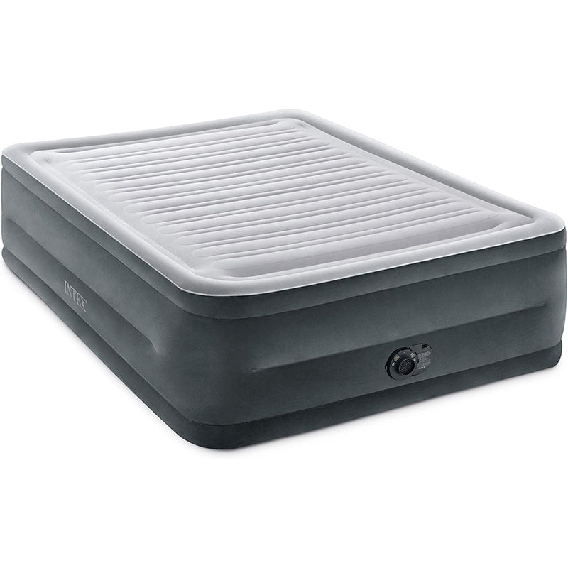 22in Queen Dura-Beam Comfort Plush High-Rise Inflatable Air Mattress