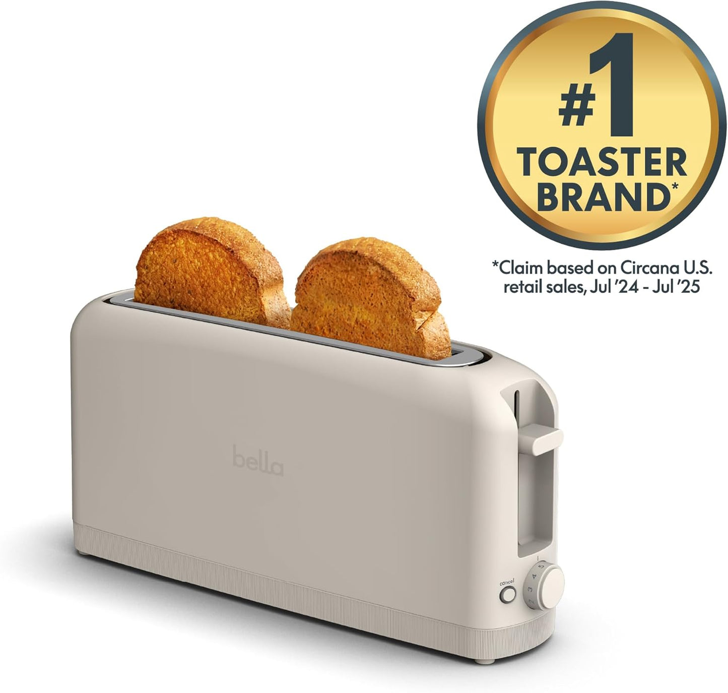Bella 2 Slice Slim Toaster