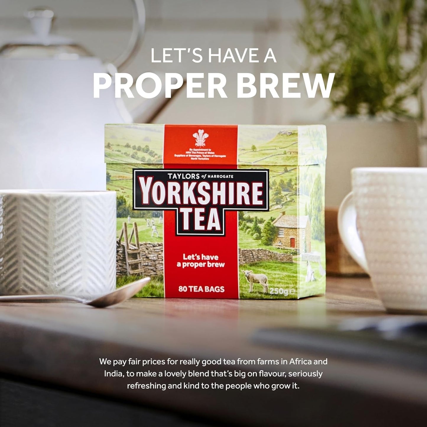 Yorkshire Tea, Total 1040 Tea Bags, (Pack of 3.25 kg)