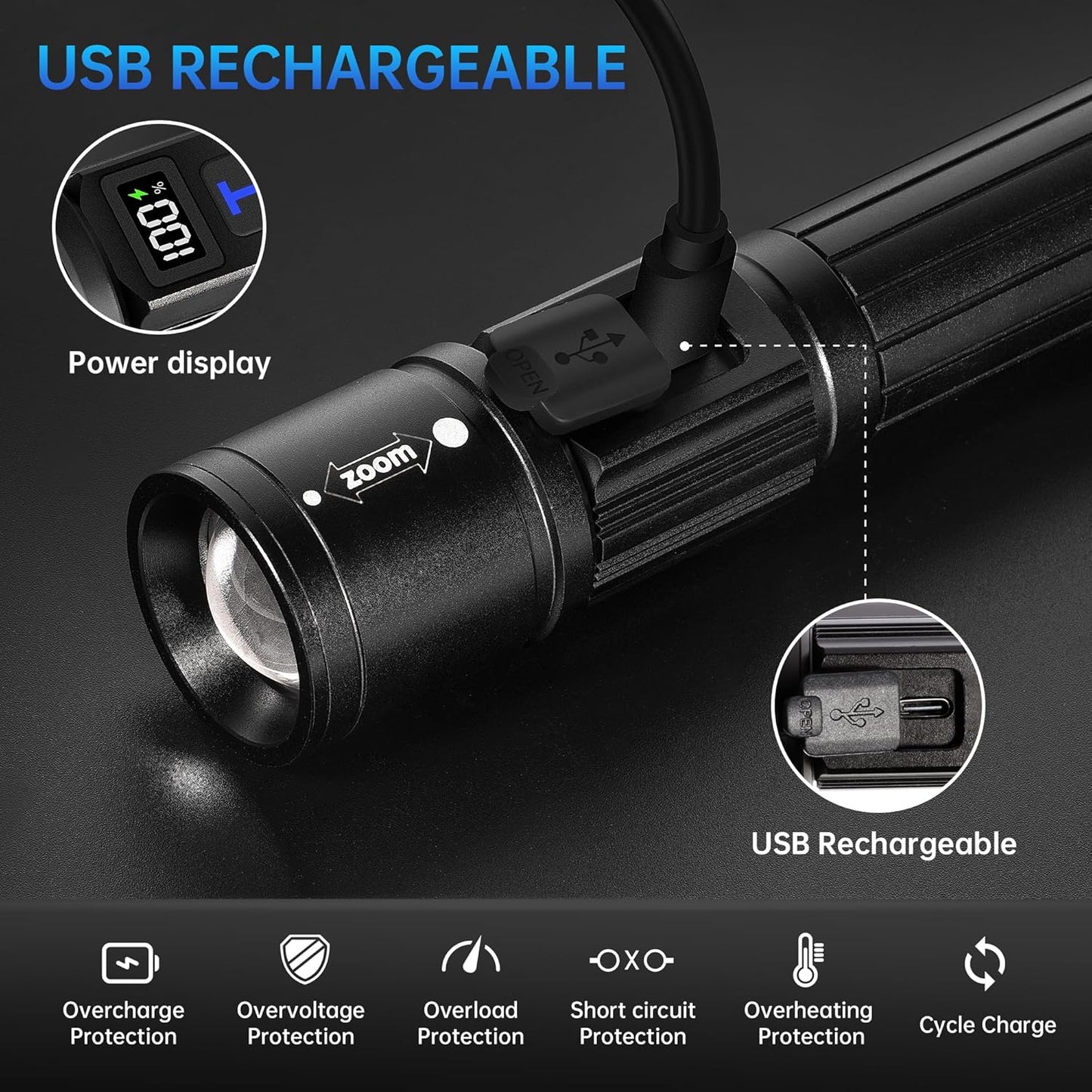 Super Bright High Lumens Flash Light
