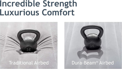 22in Queen Dura-Beam Comfort Plush High-Rise Inflatable Air Mattress