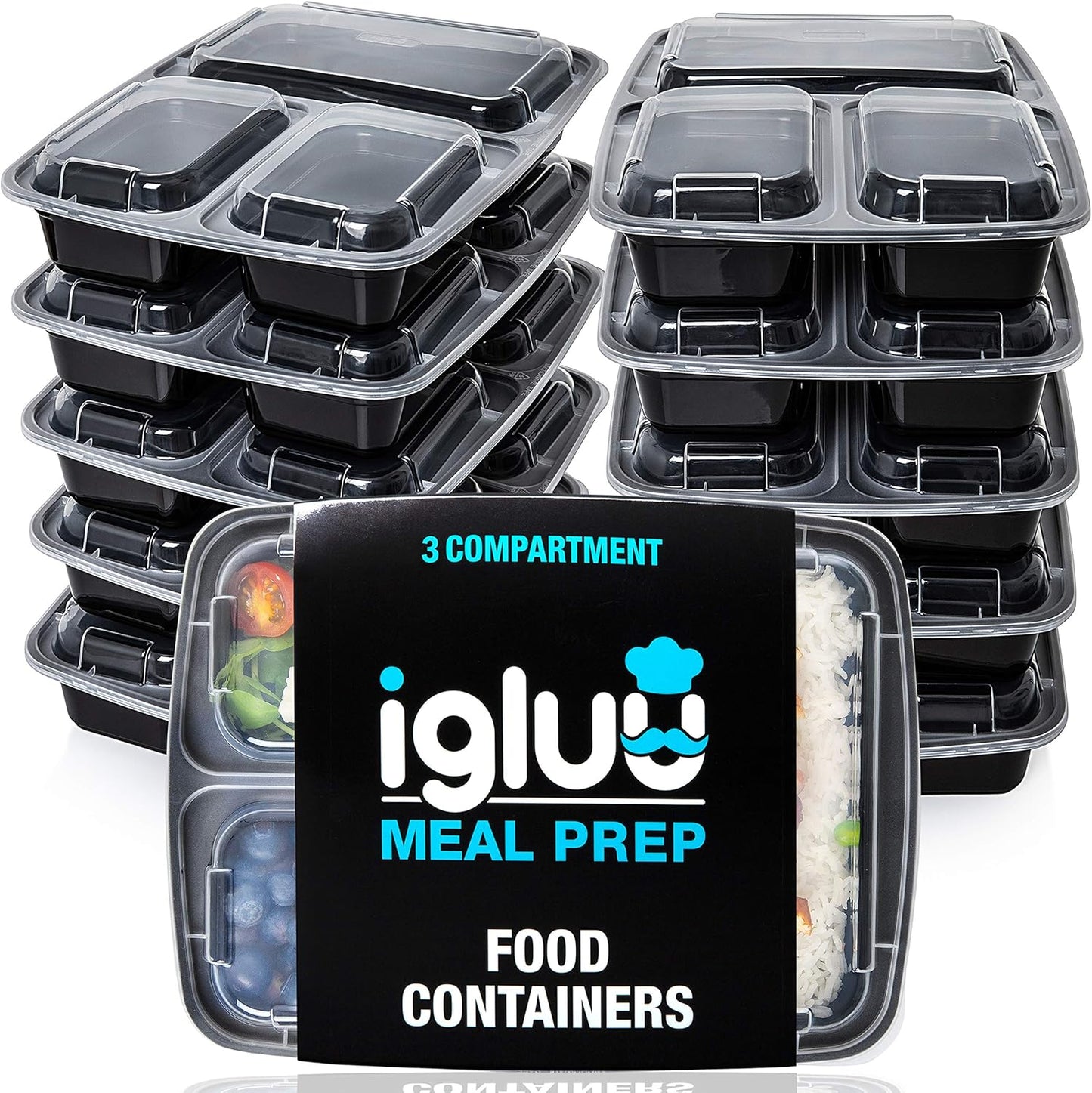 Igluu Meal Prep Containers Reusable (30 Pack)