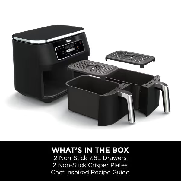 Ninja Foodi 4-in-1 Dual Zone Air Fryer 7.6L AF200UK