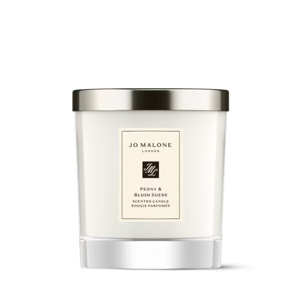 Peony & Blush Suede Scented Candle-200g